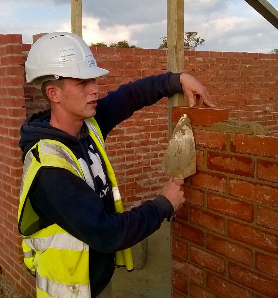 Company Image (Persimmon Homes: Trade Apprentice of the Year, Man Bricklaying)