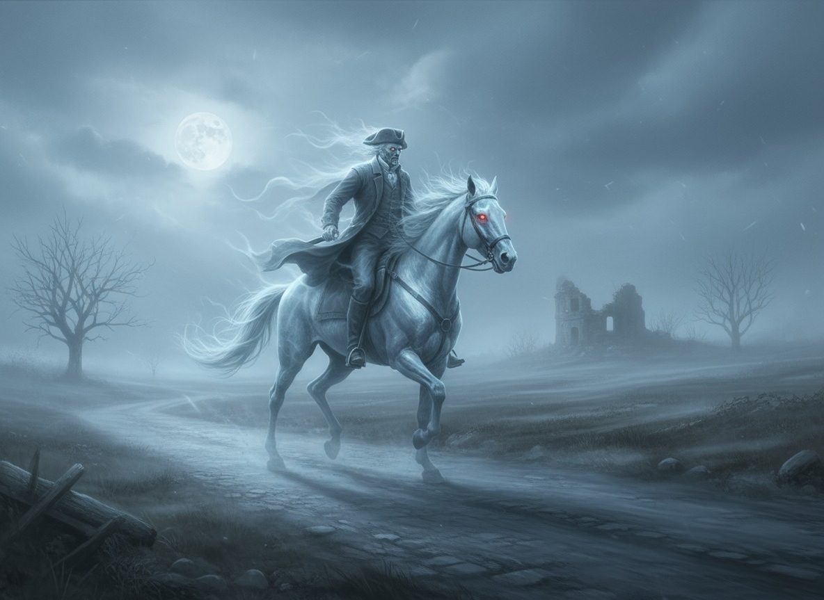 Site Image (Ghostly horseman, highwayman, legend, spooky)
