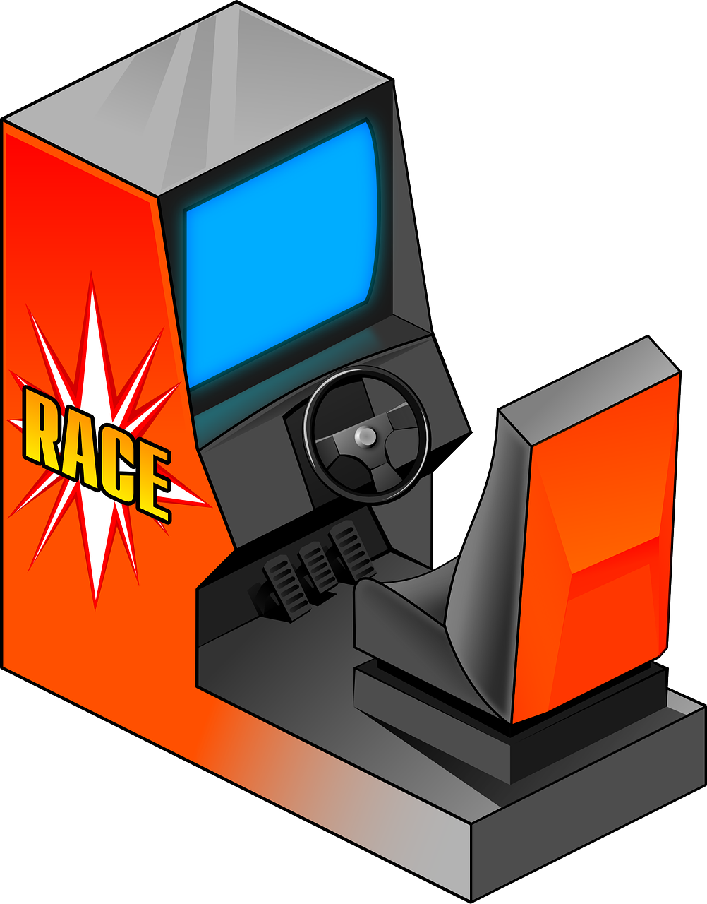 Site Image (Arcade machine racing game)