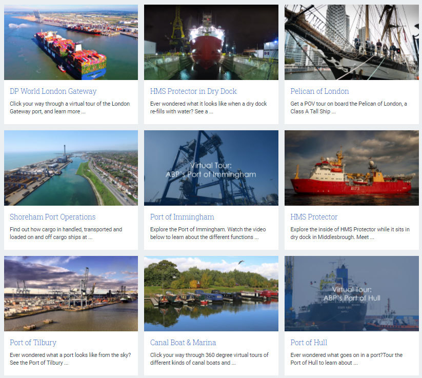 Maritime UK Virtual Tours (Image Credit: Maritime UK)
