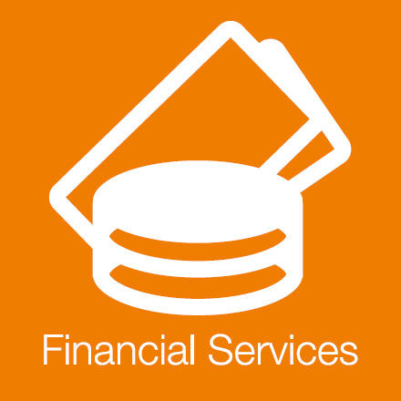 Financial Services (Industry Icon: Coins and notes)