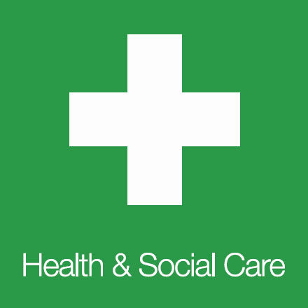 Health and Social Care (Industry Icon: Medical Cross)