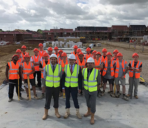 Company Image (Persimmon Homes: Apprentices on Building Site)