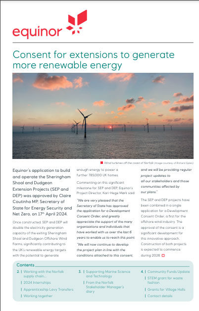 Company Image (Equinor: Spring / Summer 2024 Newsletter thumbnail)