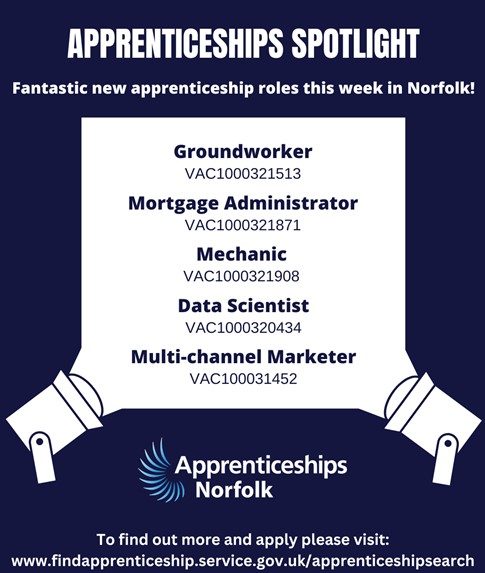 Organisation Image (Apprenticeships Norfolk:  Weekly Apprenticeships)