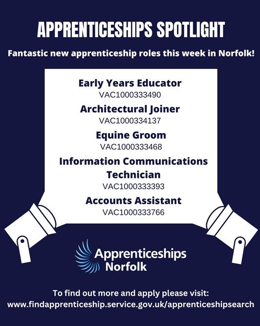 Organisation Image (Apprenticeships Norfolk: Apprenticeships Spotlight)