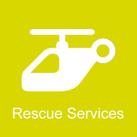 Rescue Services (Industry Level Icon: Helicopter)