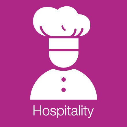 Hospitality (Industry Level Icon: Chefs hat)