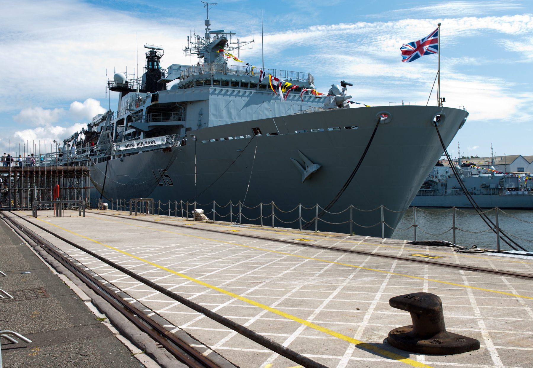 Royal Navy (Sector Header: Ship in Dock)