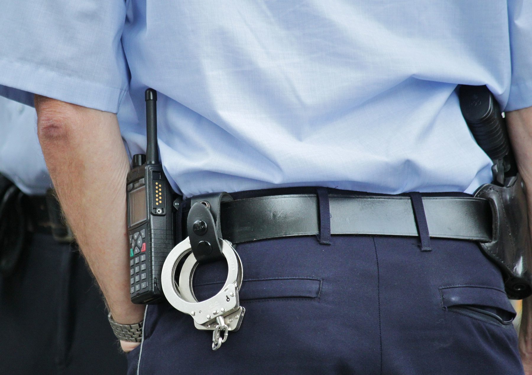 Job Role Image (Police Officer: Belt with Radio & Handcuffs)