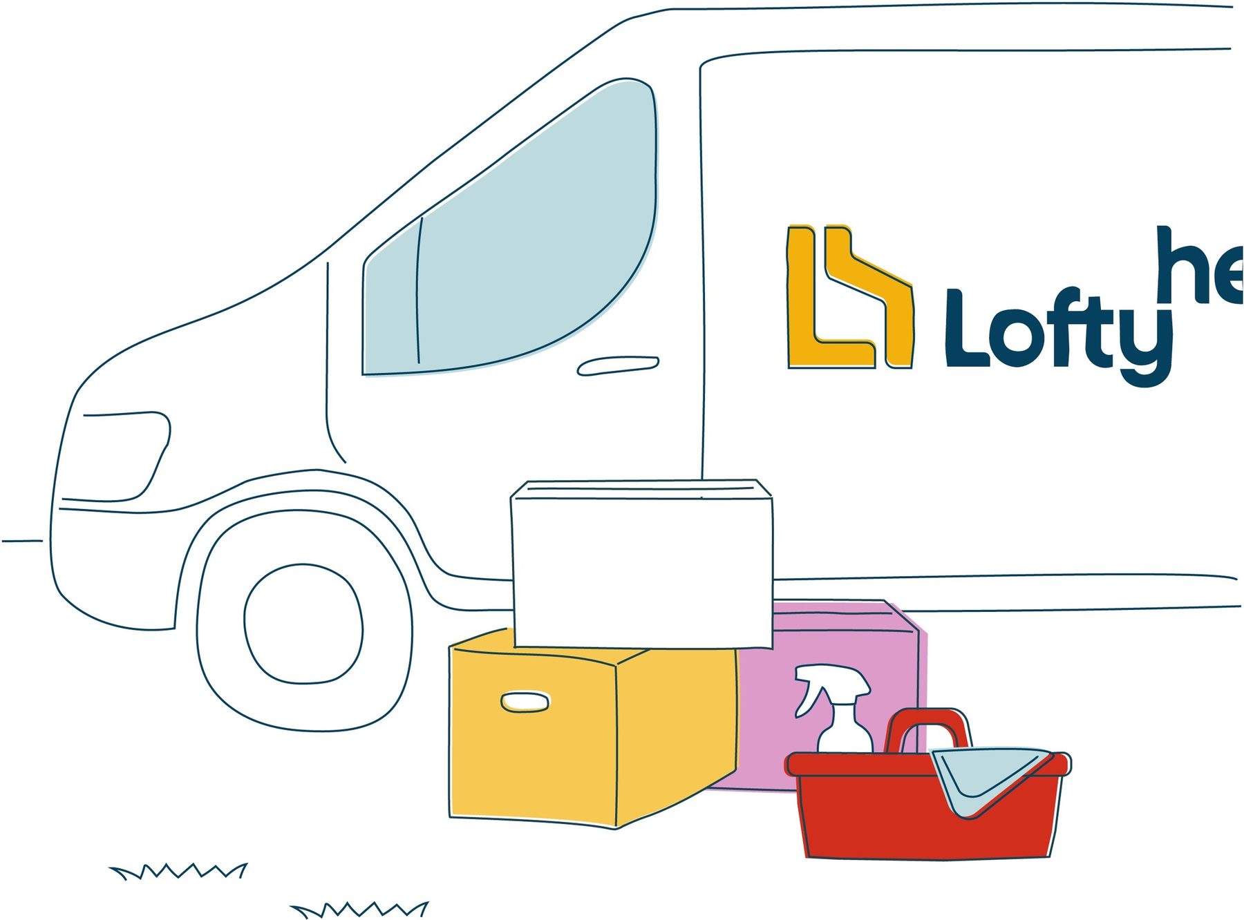 Organisation Image (Lofty Heights: Van illustration)