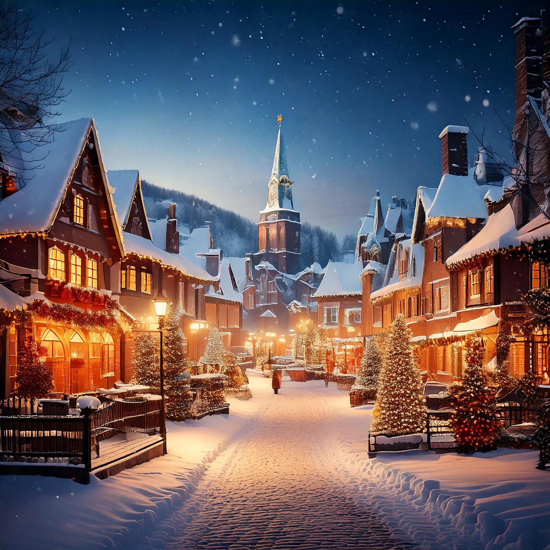 Site Image (Festive Town Scene)