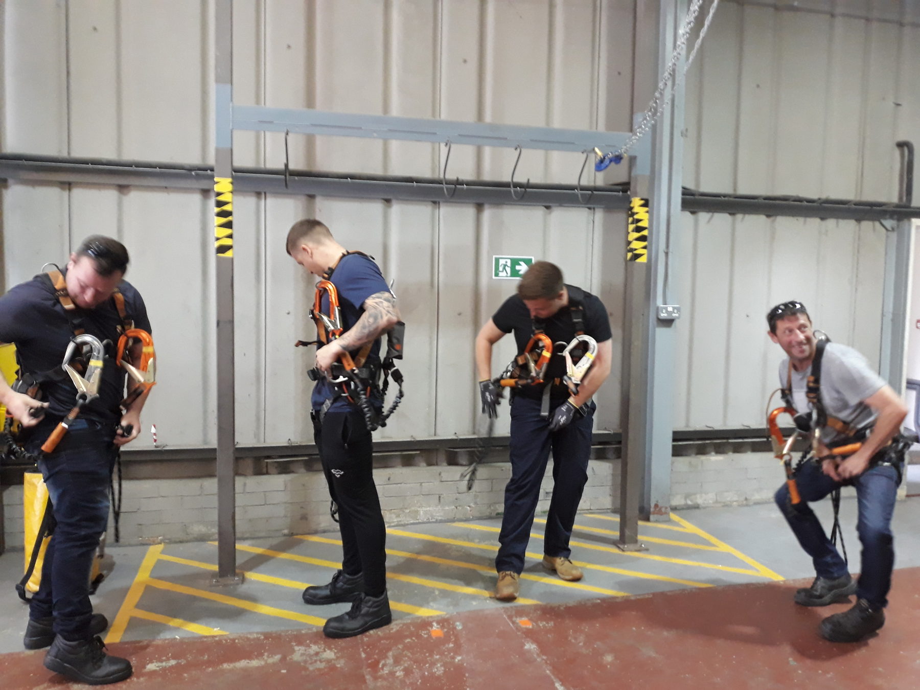 Organisation Image (Offshore Wind Skills Centre: Cohort 5 kitting up for First Aid at Height)