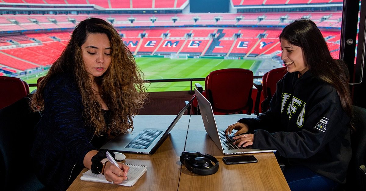 Female Students Studying Wembley 2